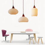 Ceramic White Pendant Lamp For The Living Room
