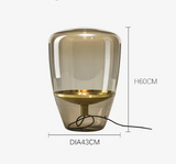 AuroraGlow – Nordic Designer Glass LED Table Lamp
