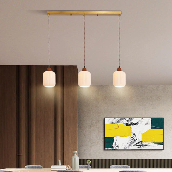 Ceramic White Pendant Lamp For The Living Room