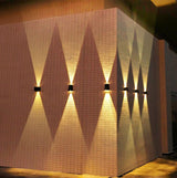 Solar-powered LED wall lamp