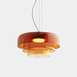 Modern Pendant Lamp Of Norwegian Glass