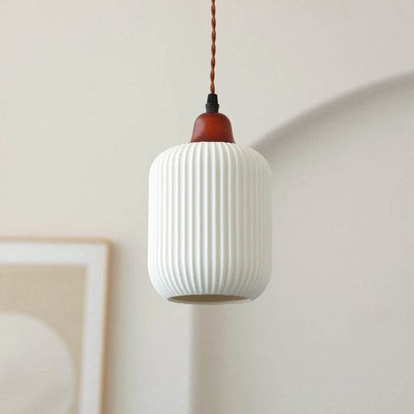 Ceramic White Pendant Lamp For The Living Room