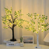 Christmas Green Leaves Led Tree Lights