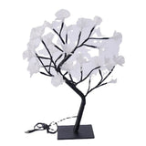 White Birch Fiberglass Flower Tree Light