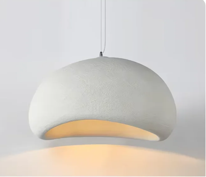 WabiGlow – Nordic Wabi Sabi LED Pendant Light for Modern Living Rooms, Bedrooms & Dining Areas