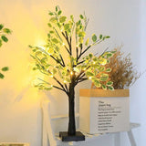 Christmas Green Leaves Led Tree Lights
