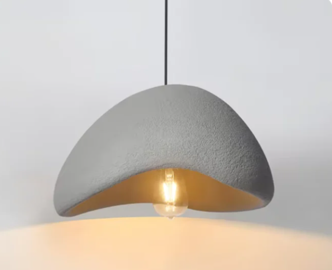 WabiGlow – Nordic Wabi Sabi LED Pendant Light for Modern Living Rooms, Bedrooms & Dining Areas
