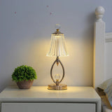 Golden Crystal Table Lamp