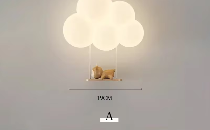 WonderGlow Minimalist LED Wall Lamp for Kids