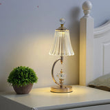 Golden Crystal Table Lamp