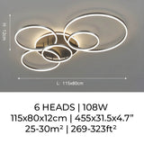 Unique and Modern Led Ceiling Lamp