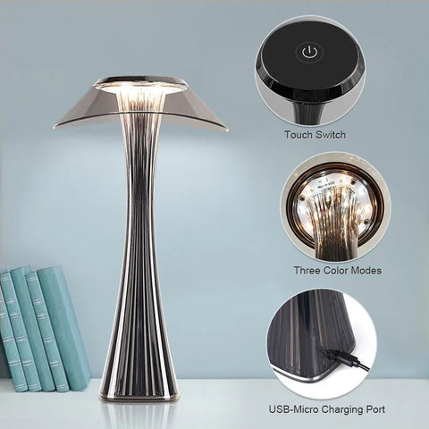 Crystal Lamp - LED Diamond Table Lamp