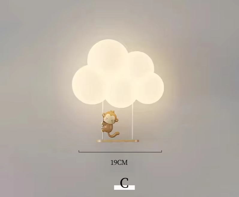 WonderGlow Minimalist LED Wall Lamp for Kids
