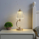 Golden Crystal Table Lamp