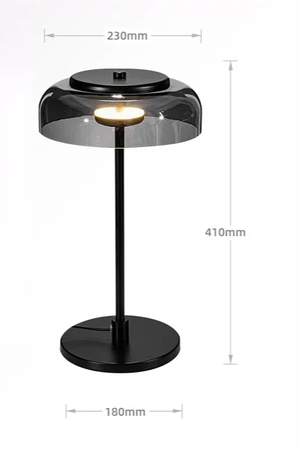 Aurélo – Postmodern Designer Glass LED Table Lamp