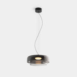 Modern Pendant Lamp Of Norwegian Glass