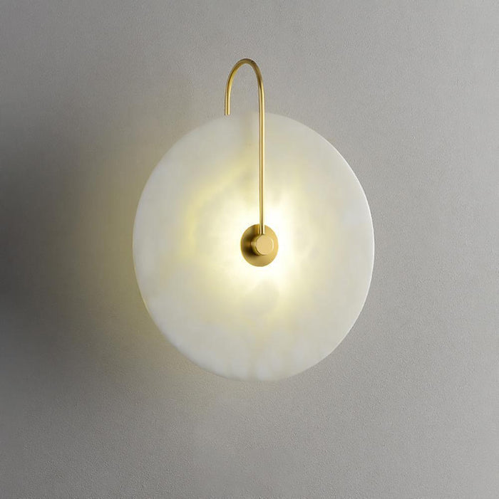 Soothing Alabaster LED Wall Lamp