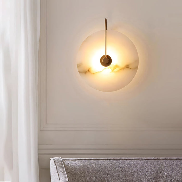 Soothing Alabaster LED Wall Lamp