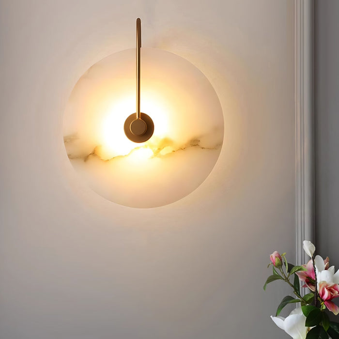 Soothing Alabaster LED Wall Lamp