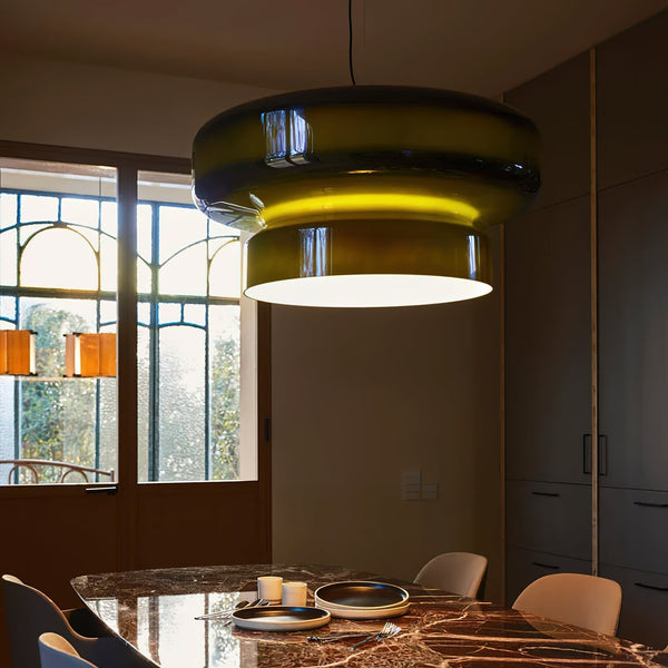 Luxury Bohemia Pendant Lamp Of Blown Glass