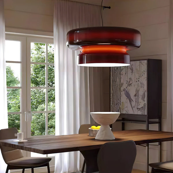 Luxury Bohemia Pendant Lamp Of Blown Glass