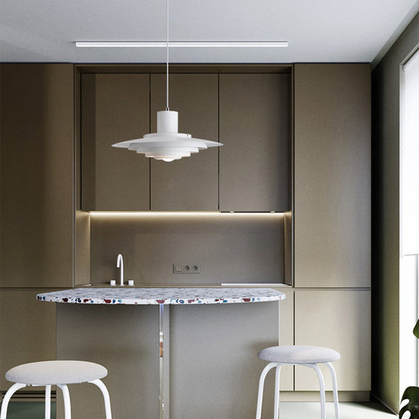 Scandinavian Modern Pendant Lamp Made of Aluminum