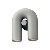 Playful U-Shaped Circus Wall Lamp