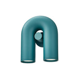 Playful U-Shaped Circus Wall Lamp