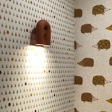 Playful U-Shaped Circus Wall Lamp