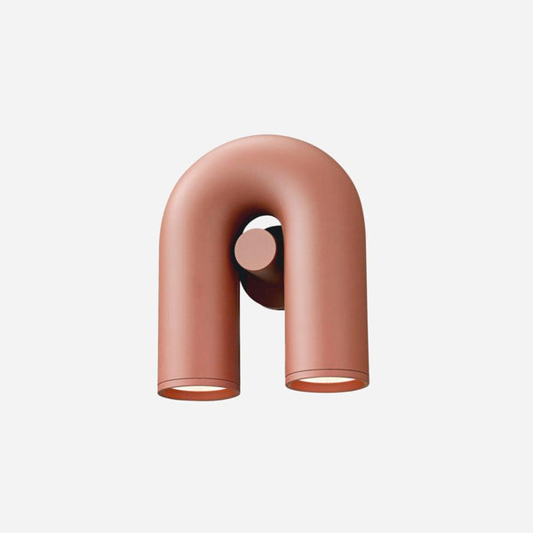 Playful U-Shaped Circus Wall Lamp