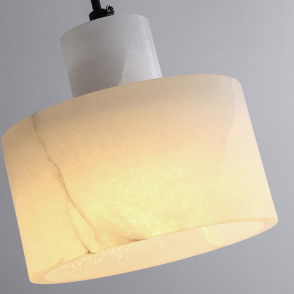 Scandinavian Simple White Marble Pendant Lamp