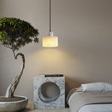 Scandinavian Simple White Marble Pendant Lamp