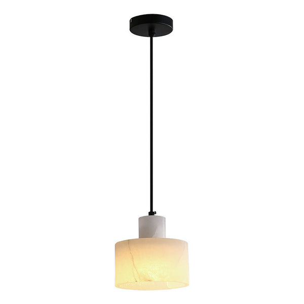 Scandinavian Simple White Marble Pendant Lamp