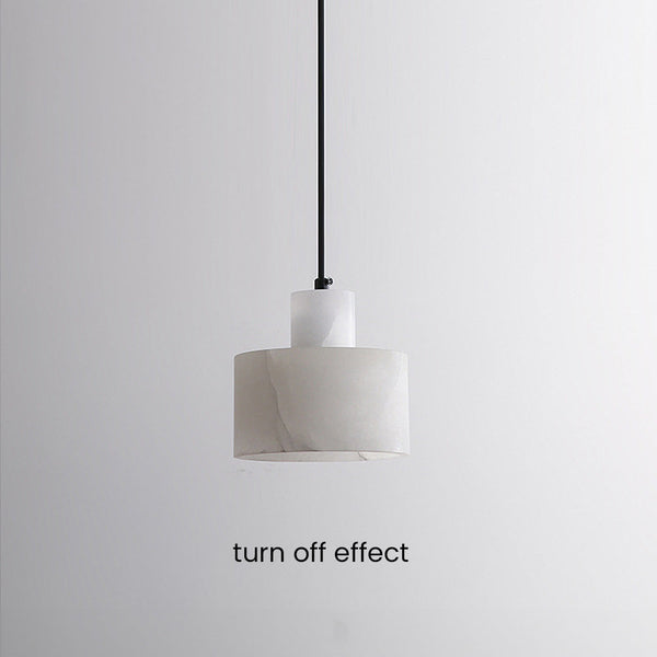 Scandinavian Simple White Marble Pendant Lamp