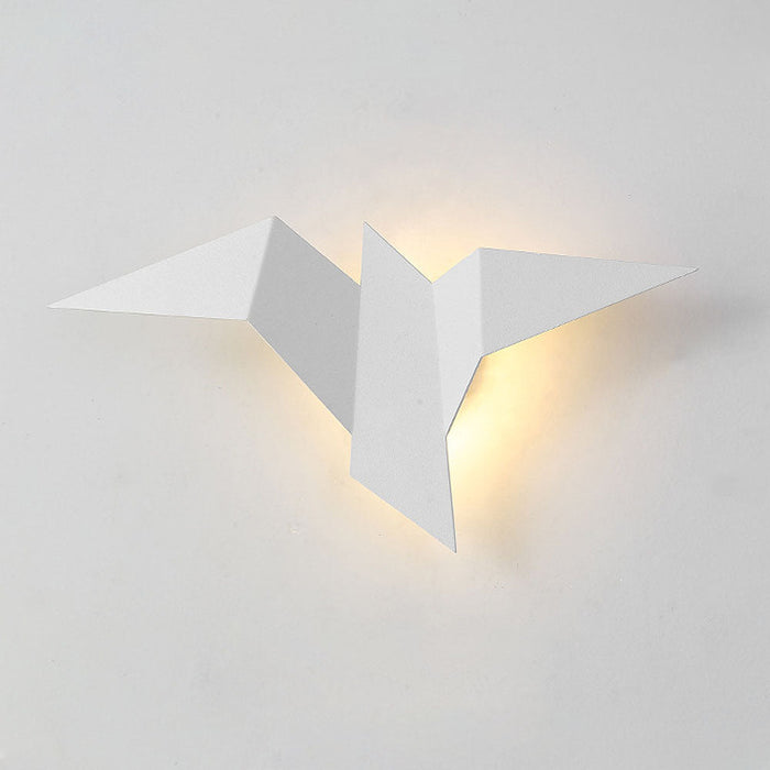 Creative Iron Bird Shape Wall Lamp