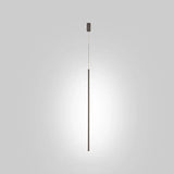 Minimalist Long LED Pendant Lamp Made of Aluminum