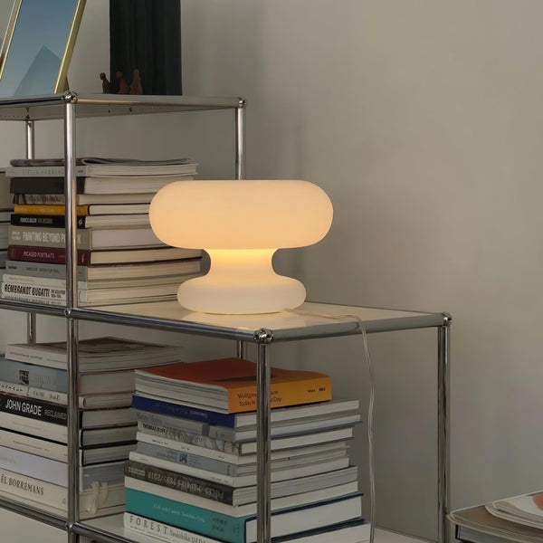 Modern Glass Donut Table Lamp