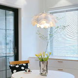 White Flower-Shaped Pendant Lamp
