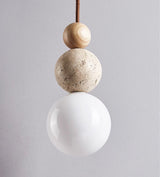 Travertine Natural Lava Stone Pendant Lamp