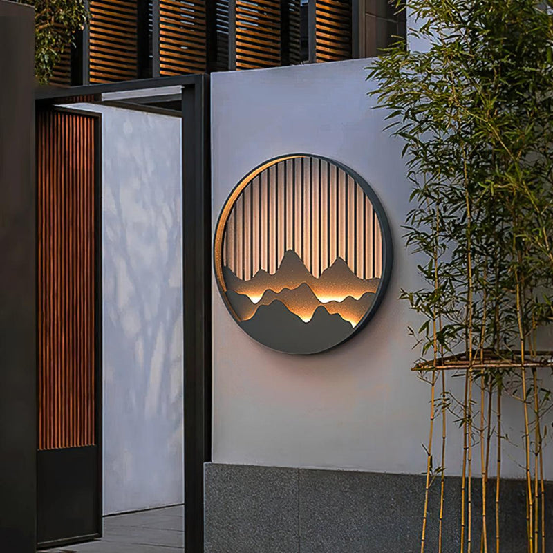 Mountain Outdoor Wall Lamp