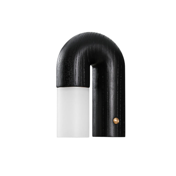 Arcus Wooden Curved Wall Lamp