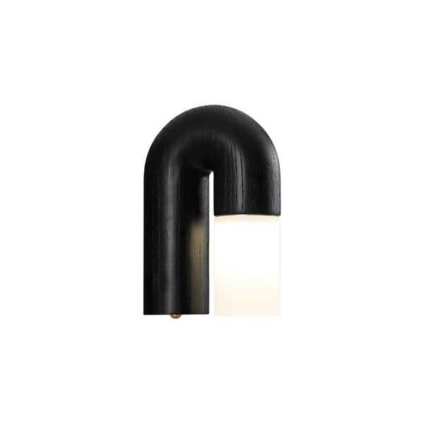 Arcus Wooden Curved Wall Lamp