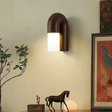 Arcus Wooden Curved Wall Lamp