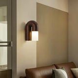 Arcus Wooden Curved Wall Lamp