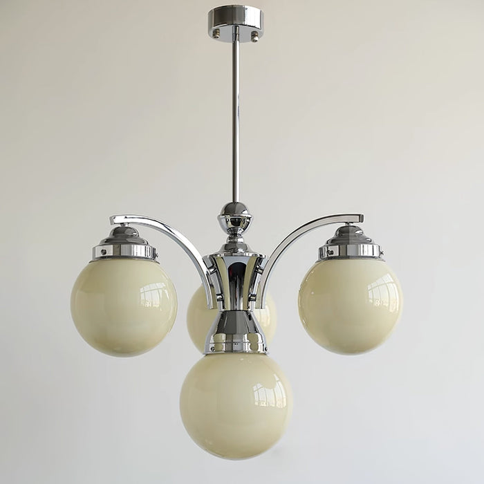 Retro Salamanca Round Glass Chandelier