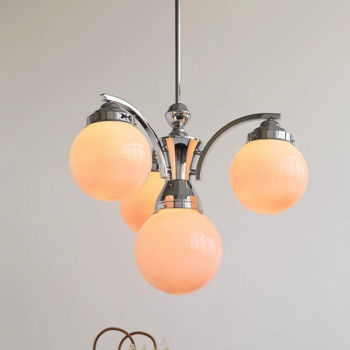 Retro Salamanca Round Glass Chandelier