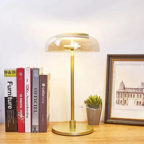Aurélo – Postmodern Designer Glass LED Table Lamp