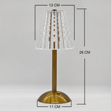 Aurora CrystalTouch – Classic Crystal LED Touch Table Lamp