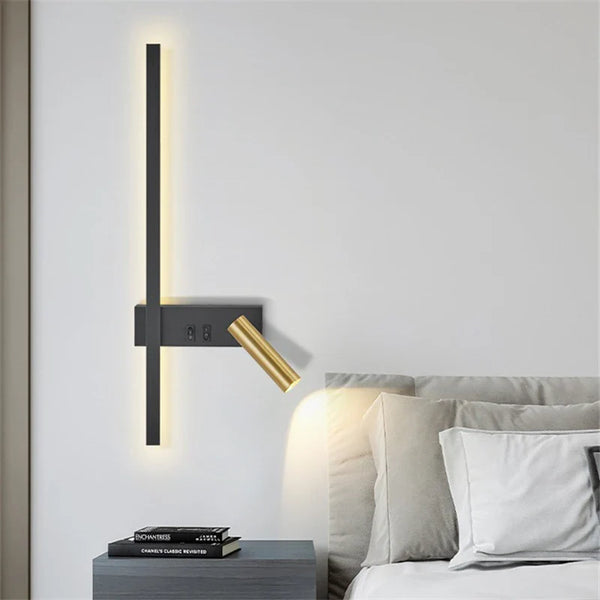 AuroraLuma Nordic Dual LED Wall Lamp