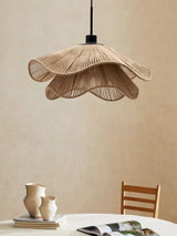 WabiRope Aura: Nordic Wabi Sabi Hemp Rope LED Pendant Light